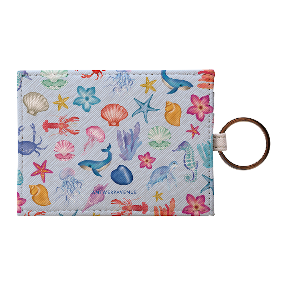 Whale Tales Blue - Card Holder